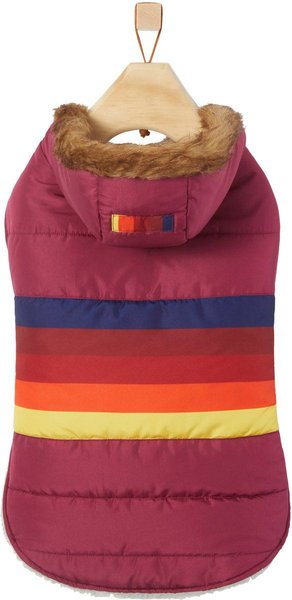 Show full view: Frisco Mediumweight Colorblock Adventure Insulated Dog & Cat Parka, Red, Small slide 4 of 8