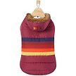 Show in main carousel: Frisco Mediumweight Colorblock Adventure Insulated Dog & Cat Parka, Red, Small slide 4 of 8
