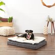 Show in main carousel: Frisco Plush Orthopedic Pillowtop Dog Bed w/Removable Cover, Gray, Large slide 1 of 7