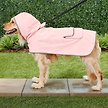 Show in main carousel: Frisco Lightweight Reversible Packable Travel Dog Raincoat, Pink, XX-Large slide 9 of 10