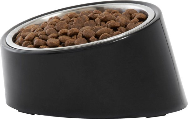 Show full view: Frisco Slanted Stainless Steel Bowl, Black, 1 Cup slide 3 of 9