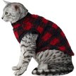 Show in main carousel: Frisco Ultra Lightweight Plaid Dog & Cat Fleece Vest, Red Plaid, Small slide 3 of 7