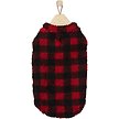 Show in main carousel: Frisco Ultra Lightweight Plaid Dog & Cat Fleece Vest, Red Plaid, Small slide 4 of 7