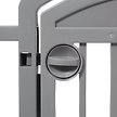 Show in main carousel: Frisco 8 Panel Plastic Dog Exercise Playpen with Door, 34-in H, Gray slide 6 of 10