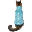 Show in main carousel: Frisco Lightweight Packable Insulated Dog & Cat Quilted Puffer Coat, Ocean Teal, Small slide 3 of 8