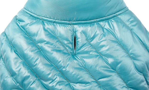 Show full view: Frisco Lightweight Packable Insulated Dog & Cat Quilted Puffer Coat, Ocean Teal, Small slide 6 of 8