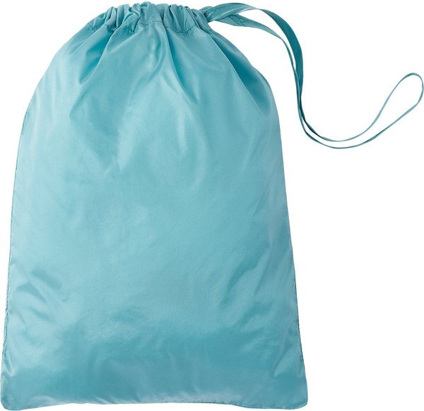 Show full view: Frisco Lightweight Packable Insulated Dog & Cat Quilted Puffer Coat, Ocean Teal, Small slide 7 of 8