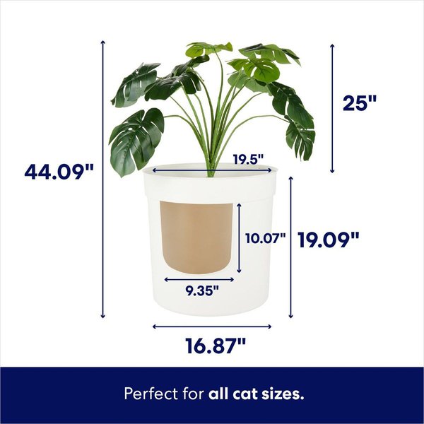 Show full view: Frisco Hidden Planter Cat Litter Box, 16-in slide 3 of 7