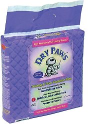 MidWest Dry Paws Training & Floor Protection Pads, 7 count