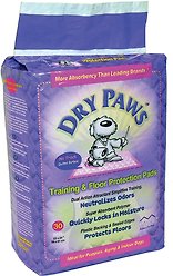 MidWest Dry Paws Training & Floor Protection Pads, 30 count