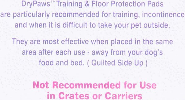 Show full view: MidWest Dry Paws Training & Floor Protection Pads, 100 count slide 3 of 6