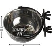 Show in main carousel: MidWest Stainless Steel Snap'y Fit Dog Kennel Bowl, 1.25-cup slide 6 of 7