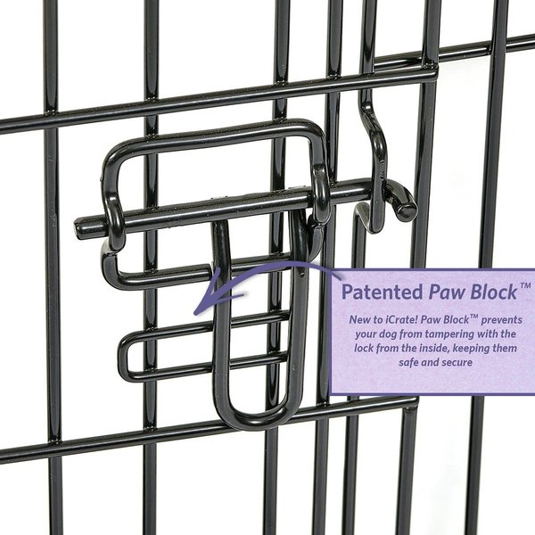 Show full view: MidWest iCrate Fold & Carry Single Door Collapsible Wire Dog Crate, 30-in slide 5 of 10