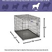 Show in main carousel: MidWest iCrate Fold & Carry Single Door Collapsible Wire Dog Crate, 42-in slide 8 of 10