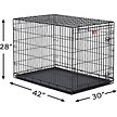 Show in main carousel: MidWest iCrate Fold & Carry Single Door Collapsible Wire Dog Crate, 42-in slide 9 of 10