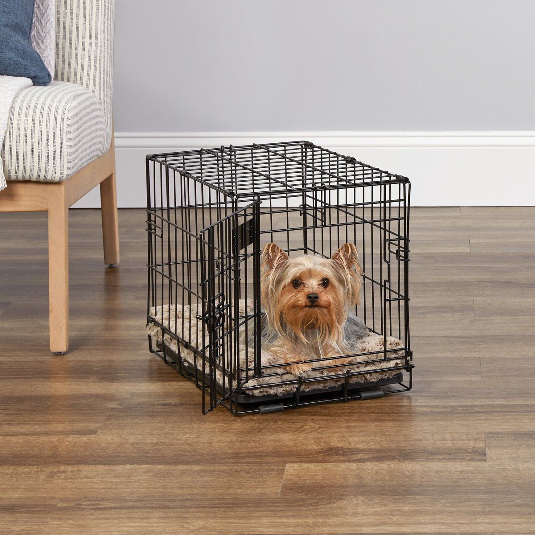 MIDWEST iCrate Fold & Carry Single Door Collapsible Wire Dog Crate