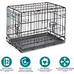 Show in main carousel: MidWest iCrate Fold & Carry Double Door Collapsible Wire Dog Crate, 22-in slide 6 of 10