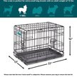 Show in main carousel: MidWest iCrate Fold & Carry Double Door Collapsible Wire Dog Crate, 22-in slide 8 of 10
