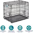 Show in main carousel: MidWest iCrate Fold & Carry Double Door Collapsible Wire Dog Crate, 24-in slide 6 of 10