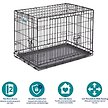Show in main carousel: MidWest iCrate Fold & Carry Double Door Collapsible Wire Dog Crate, 30-in slide 5 of 10
