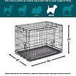Show in main carousel: MidWest iCrate Fold & Carry Double Door Collapsible Wire Dog Crate, 30-in slide 7 of 10