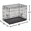 Show in main carousel: MidWest iCrate Fold & Carry Double Door Collapsible Wire Dog Crate, 30-in slide 9 of 10