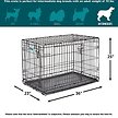 Show in main carousel: MidWest iCrate Fold & Carry Double Door Collapsible Wire Dog Crate, 36-in slide 8 of 10