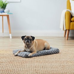 MidWest Quiet Time Ombre Swirl Dog Crate Mat, Gray, 22-in