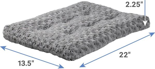 Show full view: MidWest Quiet Time Ombre Swirl Dog Crate Mat, Gray, 22-in slide 7 of 8