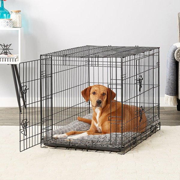 Show full view: MidWest Quiet Time Ombre Swirl Dog Crate Mat, Gray, 36-in slide 4 of 8