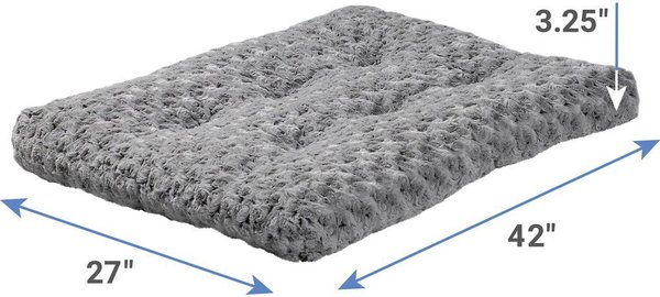 Show full view: MidWest Quiet Time Ombre Swirl Dog Crate Mat, Gray, 42-in slide 7 of 8