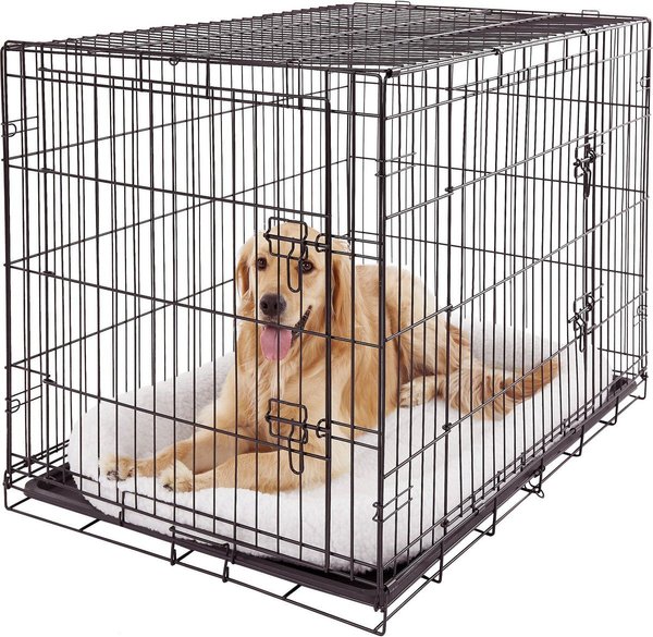 Show full view: MidWest Quiet Time Fleece Dog Crate Mat, Natural, 42-in slide 4 of 8