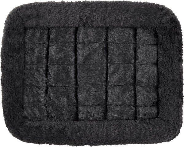 Show full view: MidWest Quiet Time Fleece Dog Crate Mat, Gray, 24-in slide 5 of 8