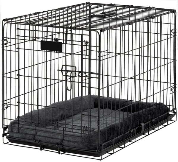 Show full view: MidWest Quiet Time Fleece Dog Crate Mat, Gray, 30-in slide 7 of 8