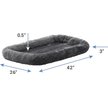 Show in main carousel: MidWest Quiet Time Fleece Dog Crate Mat, Gray, 42-in slide 4 of 8