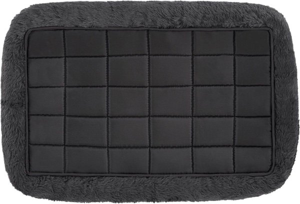 Show full view: MidWest Quiet Time Fleece Dog Crate Mat, Gray, 42-in slide 6 of 8
