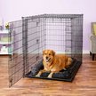 Show in main carousel: MidWest Quiet Time Fleece Dog Crate Mat, Gray, 48-in slide 3 of 8