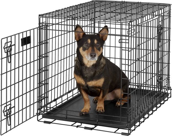 Show full view: MidWest Ultima Pro Double Door Collapsible Wire Dog Crate, 30-in slide 4 of 7