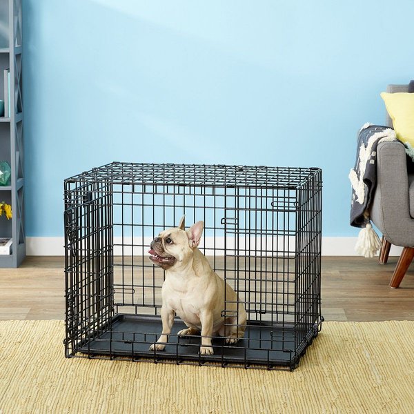 Show full view: MidWest Ultima Pro Double Door Collapsible Wire Dog Crate, 30-in slide 5 of 7