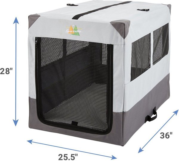Show full view: MidWest Canine Camper Single Door Collapsible Soft-Sided Dog Crate, 36-in slide 3 of 6