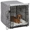 Show in main carousel: MidWest Quiet Time Crate Cover, Gray Geometric, 30-in slide 1 of 7