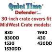 Show in main carousel: MidWest Quiet Time Crate Cover, Gray Geometric, 30-in slide 5 of 7