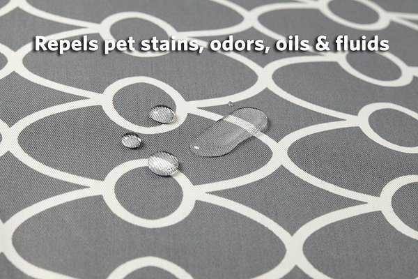 Show full view: MidWest Quiet Time Crate Cover, Gray Geometric, 36-in slide 3 of 7