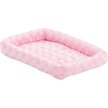 Show in main carousel: MidWest Quiet Time Fashion Plush Bolster Dog Crate Mat, Pink, 18-in slide 1 of 7