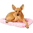 Show in main carousel: MidWest Quiet Time Fashion Plush Bolster Dog Crate Mat, Pink, 18-in slide 2 of 7