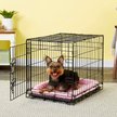 Show in main carousel: MidWest Quiet Time Fashion Plush Bolster Dog Crate Mat, Pink, 24-in slide 3 of 7