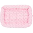 Show in main carousel: MidWest Quiet Time Fashion Plush Bolster Dog Crate Mat, Pink, 24-in slide 4 of 7