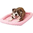 Show in main carousel: MidWest Quiet Time Fashion Plush Bolster Dog Crate Mat, Pink, 36-in slide 2 of 7