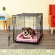 Show in main carousel: MidWest Quiet Time Fashion Plush Bolster Dog Crate Mat, Pink, 36-in slide 3 of 7