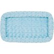 Show in main carousel: MidWest Quiet Time Fashion Plush Bolster Dog Crate Mat, Powder Blue, 24-in slide 4 of 6
